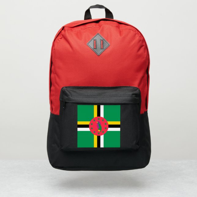 Dominica flag port authority® backpack (Front)