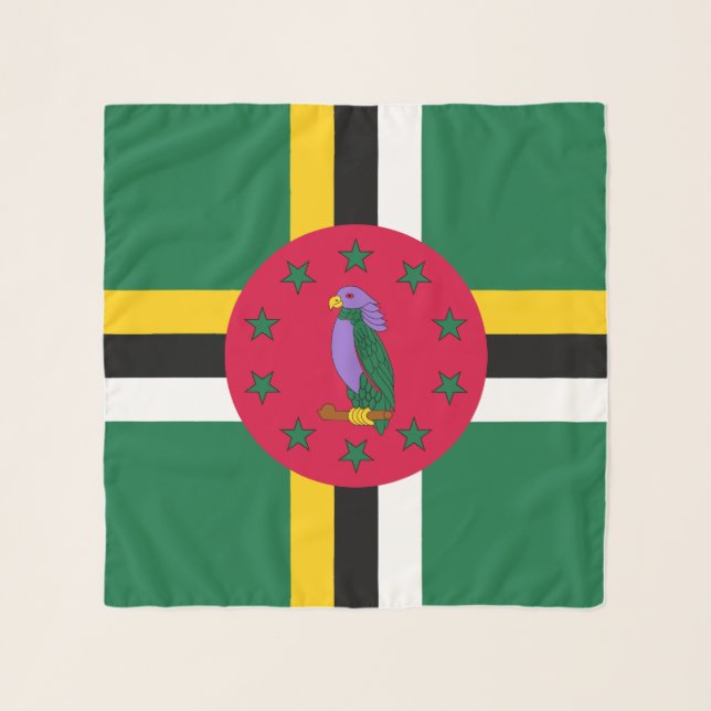 Dominica Flag Scarf (Front)