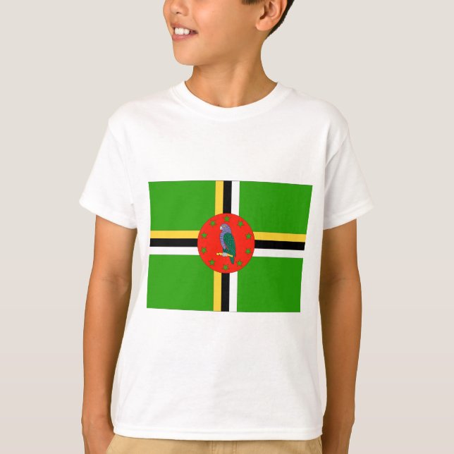 Dominica Flag T-Shirt (Front)