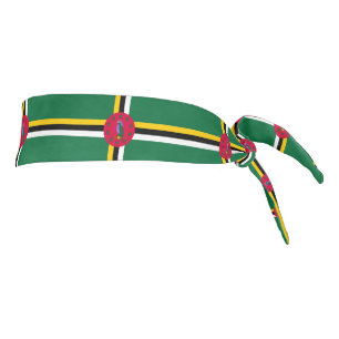 Dominica Flag Tie Headband