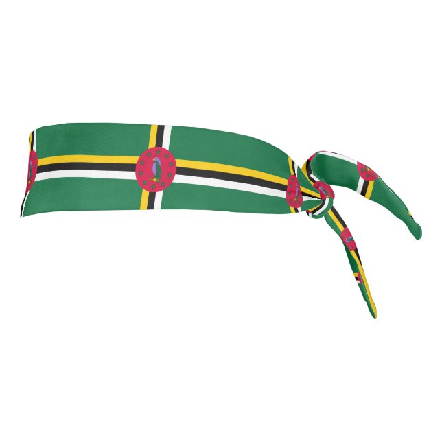 Dominica Flag Tie Headband (Rotate 90)