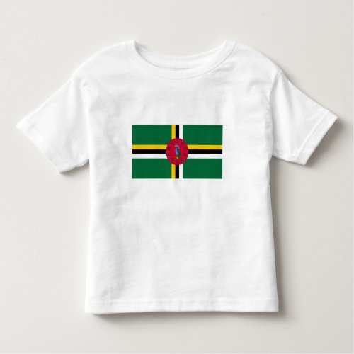 Dominica Flag Toddler T_shirt