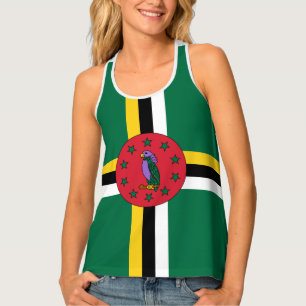 Dominica flag Women's Tank Top