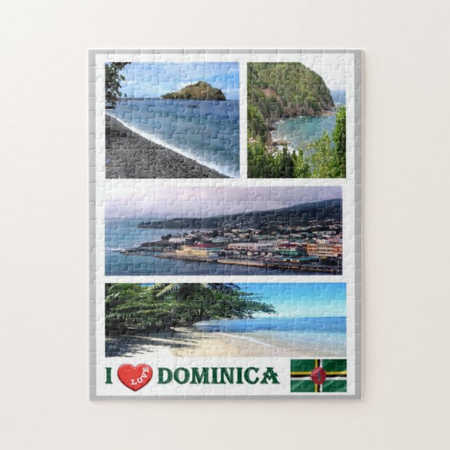 Dominica - I Love - Jigsaw Puzzle (Vertical)