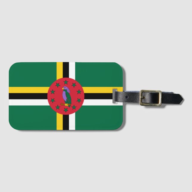 Dominica Luggage Tag (Front Horizontal)