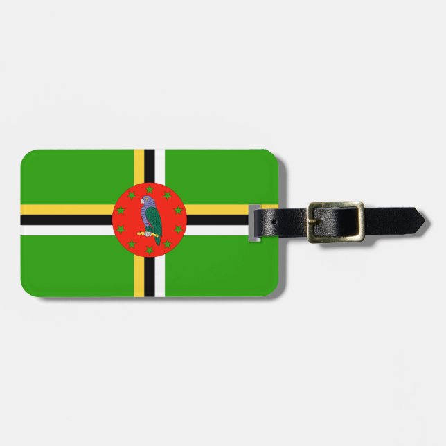 Dominica Luggage Tag (Front Horizontal)