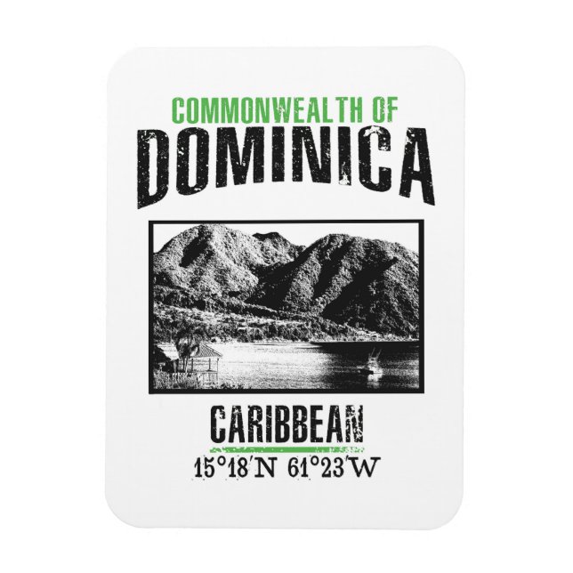 Dominica Magnet (Vertical)