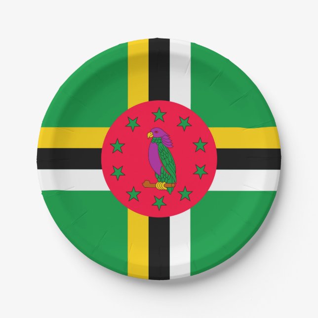 Dominica Paper Plates (Front)