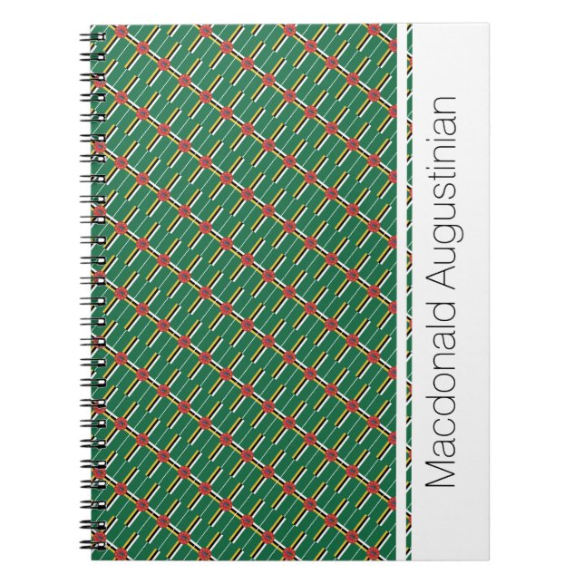 DOMINICA Personalized Notebook Journal (Front)