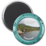 Dominica Porthole Magnet at Zazzle