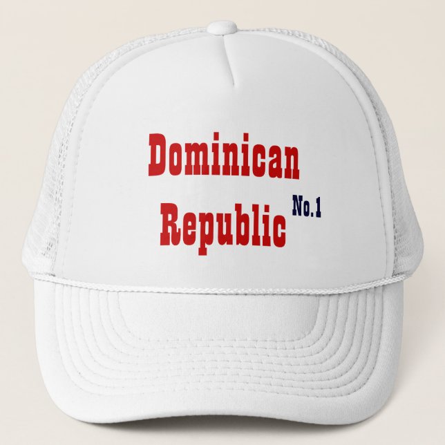 Dominica republic trucker hat (Front)
