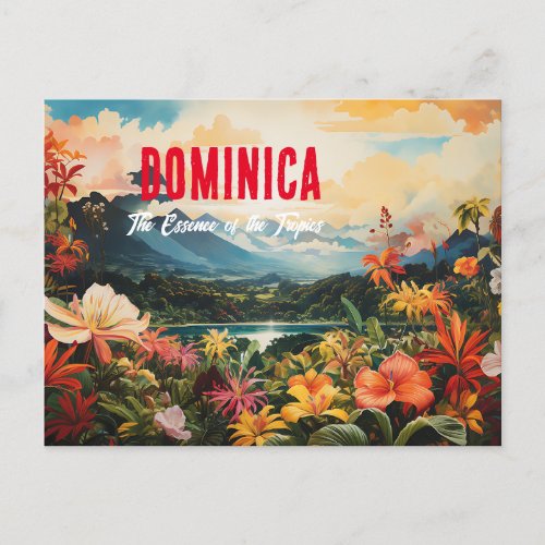 DOMINICA The Essence of the Tropics Postcard
