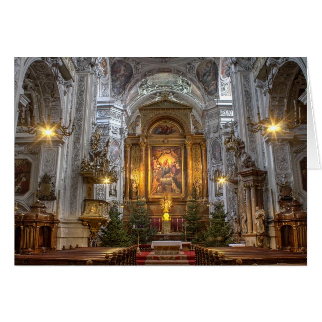 Dominican Church Vienna Austria Cards (Front Horizontal)