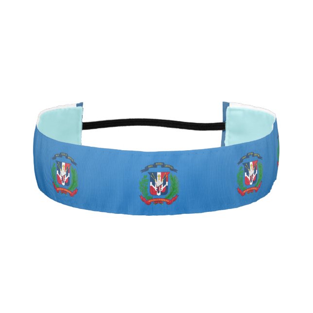 Dominican coat of arms athletic headband (Front)