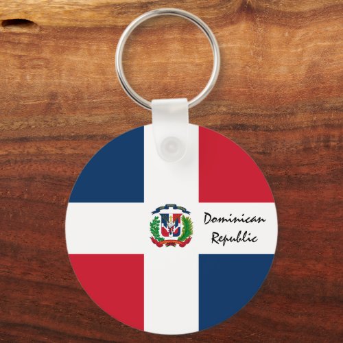 Dominican Flag Dominican Republic patriots sport Keychain