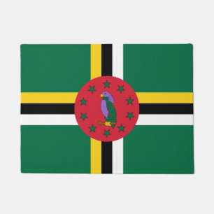 Dominican flag doormat