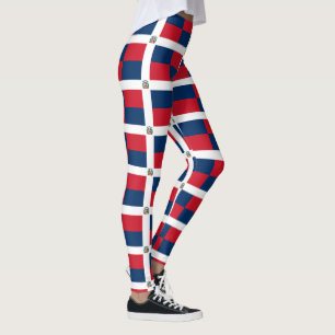 Dominican flag leggings