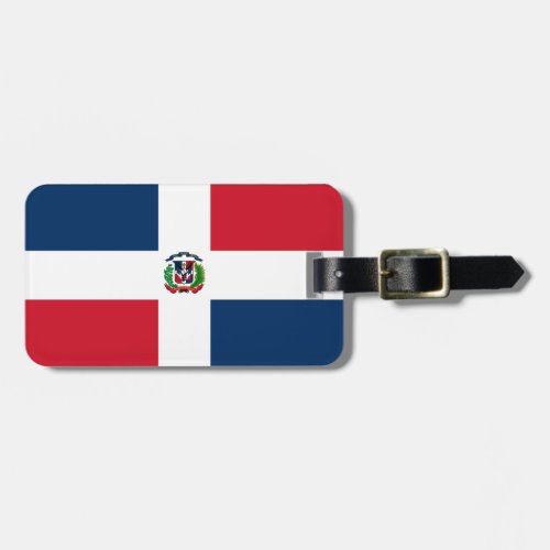 Dominican Flag Luggage Tag