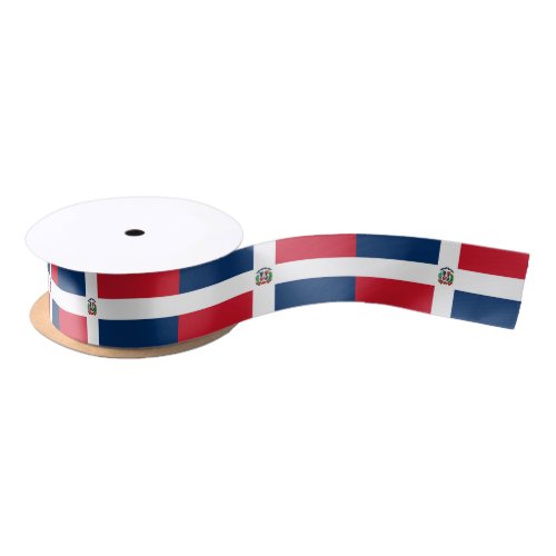Dominican flag ribbon