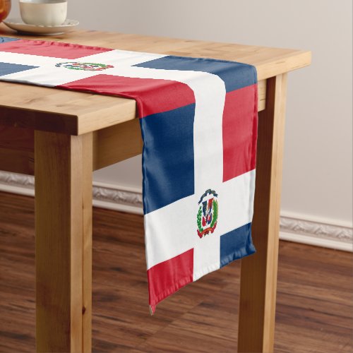 Dominican flag  Sports fan house decor Dominican Short Table Runner