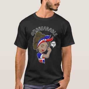 Dominican Girl Unbreakable I Heritage Dominican Re T-Shirt