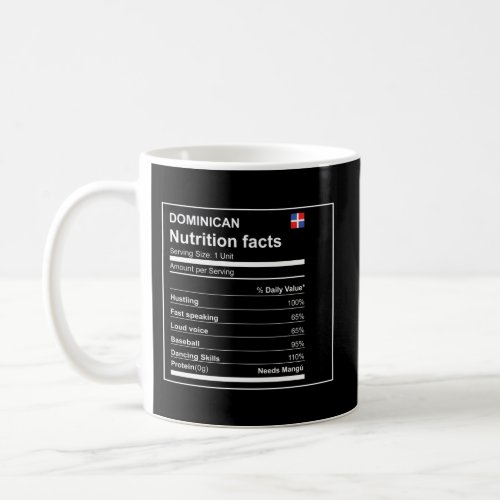 Dominican Nutrition Facts And Modern Coffee Mug