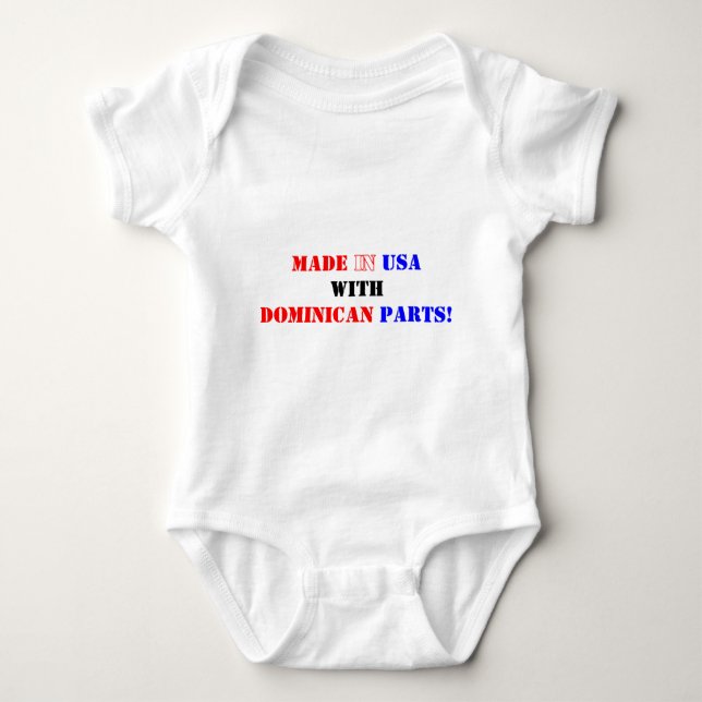 DOMINICAN PARTS BABY BODYSUIT (Front)