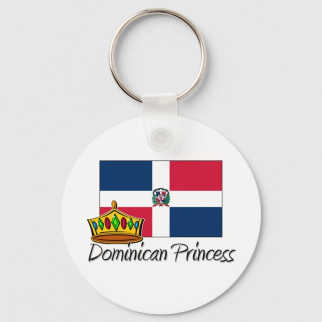 Dominican Princess Keychain (Front)
