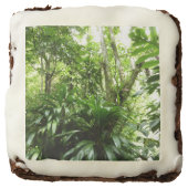Dominican Rain Forest I Tropical Green Nature Brownie (Front)