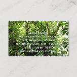 Dominican Rain Forest I Tropical Green Nature Business Card