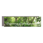 Dominican Rain Forest I Tropical Green Nature Car Magnet