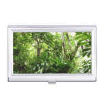 Dominican Rain Forest I Tropical Green Nature Case For Business Cards