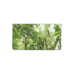 Dominican Rain Forest I Tropical Green Nature Checkbook Cover