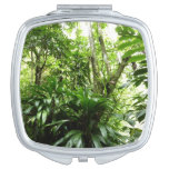 Dominican Rain Forest I Tropical Green Nature Compact Mirror