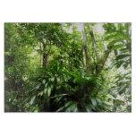 Dominican Rain Forest I Tropical Green Nature Cutting Board