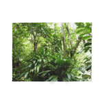 Dominican Rain Forest I Tropical Green Nature Fleece Blanket