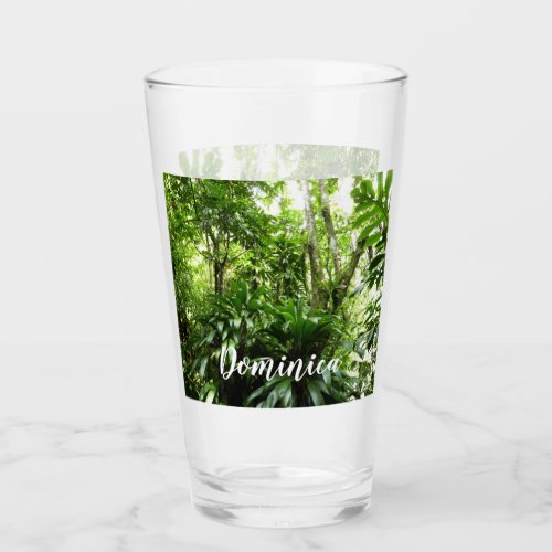 Dominican Rain Forest I Tropical Green Nature Glass