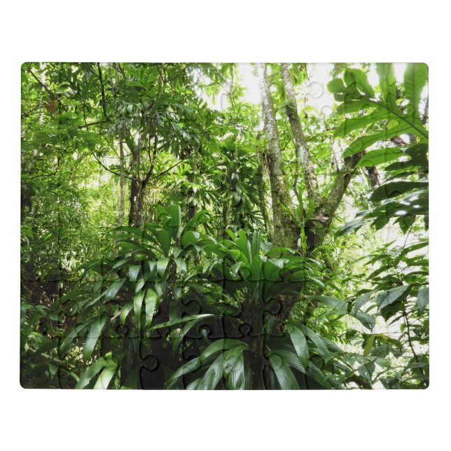 Dominican Rain Forest I Tropical Green Nature Jigsaw Puzzle (Puzzle Horizontal)