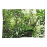 Dominican Rain Forest I Tropical Green Nature Kitchen Towel