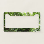 Dominican Rain Forest I Tropical Green Nature License Plate Frame