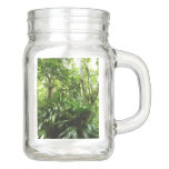 Dominican Rain Forest I Tropical Green Nature Mason Jar