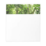 Dominican Rain Forest I Tropical Green Nature Notepad