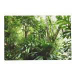 Dominican Rain Forest I Tropical Green Nature Placemat