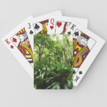 Dominican Rain Forest I Tropical Green Nature Playing Cards