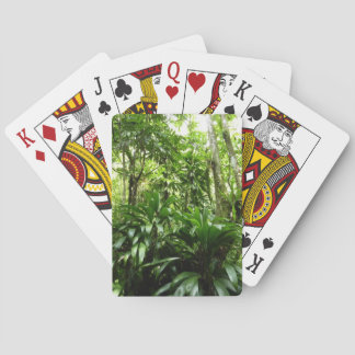 Dominican Rain Forest I Tropical Green Nature Poker Cards