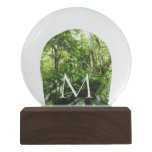 Dominican Rain Forest I Tropical Green Nature Snow Globe