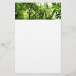 Dominican Rain Forest I Tropical Green Nature Stationery
