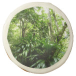 Dominican Rain Forest I Tropical Green Nature Sugar Cookie