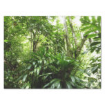 Dominican Rain Forest I Tropical Green Nature Tissue Paper