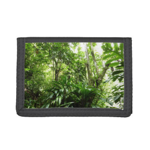 Dominican Rain Forest I Tropical Green Nature Trifold Wallet